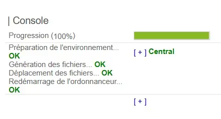 Capture - Centreon : Configuration de l'hôte Web déployée